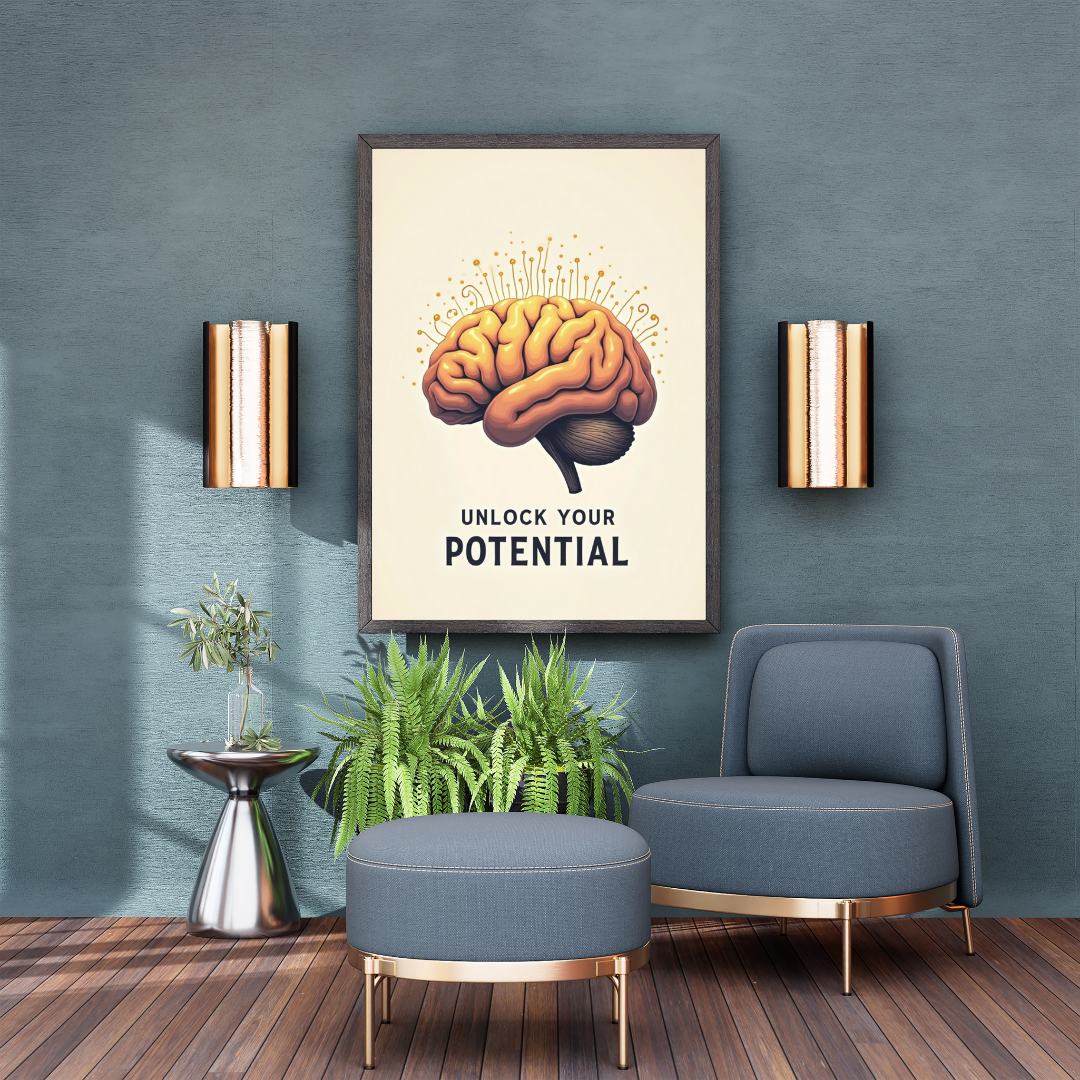 Motivational Wall Art Set – Dream Big & The Journey is the Reward
