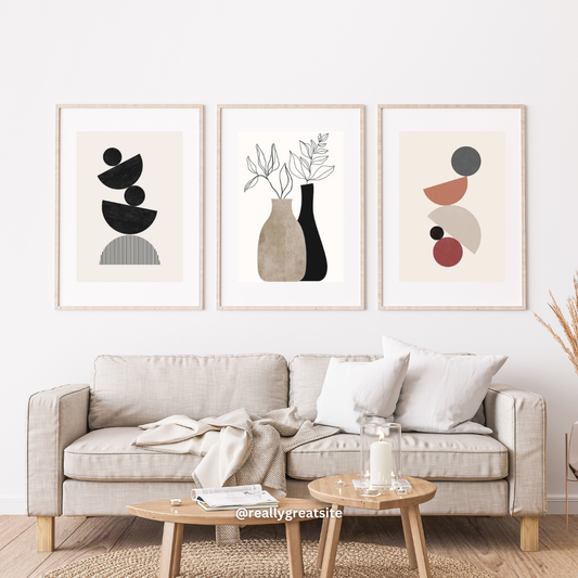 Abstract Geometric Wall Art